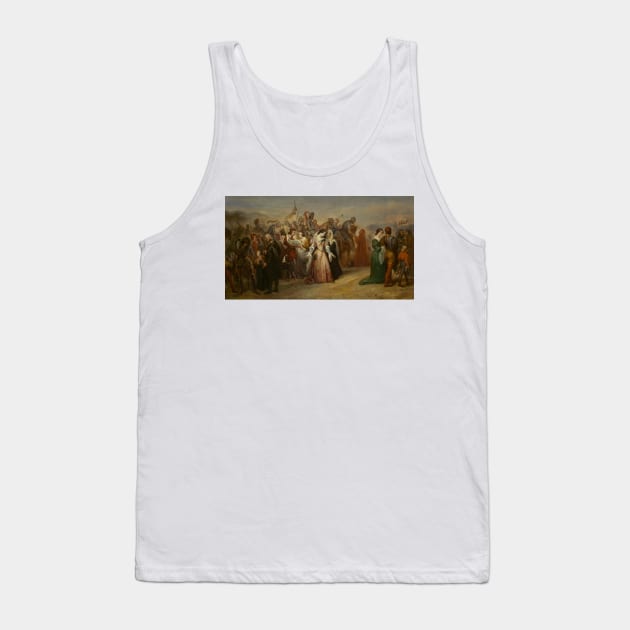 Lenore - The Return of the Army by Ary Scheffer Tank Top by Classic Art Stall